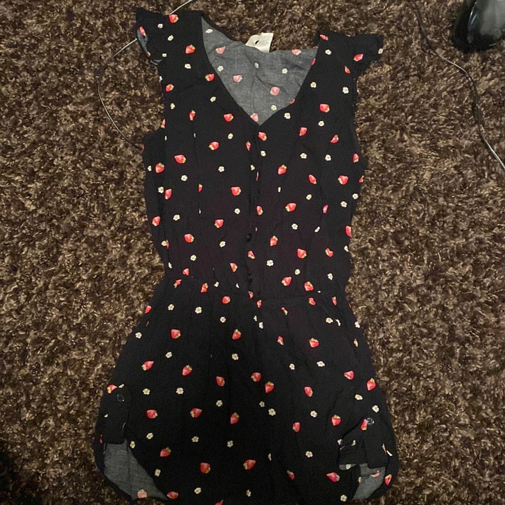 strawberry romper